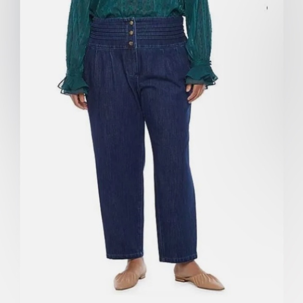 Ryegrass High-Waisted Ankle Jeans
